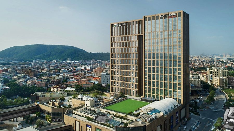 Готель Courtyard By Marriott Shunde Longjiang, Near Furniture Fair Екстер'єр фото