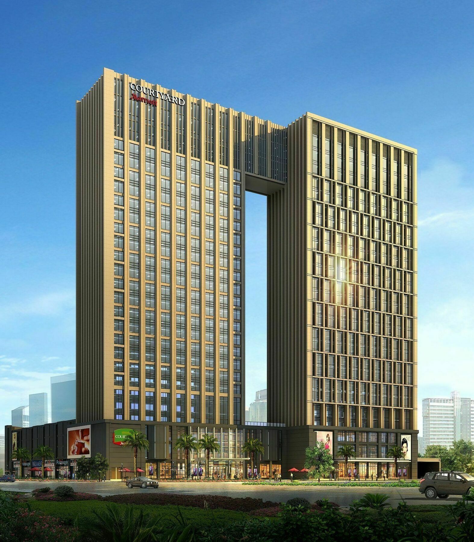 Готель Courtyard By Marriott Shunde Longjiang, Near Furniture Fair Екстер'єр фото